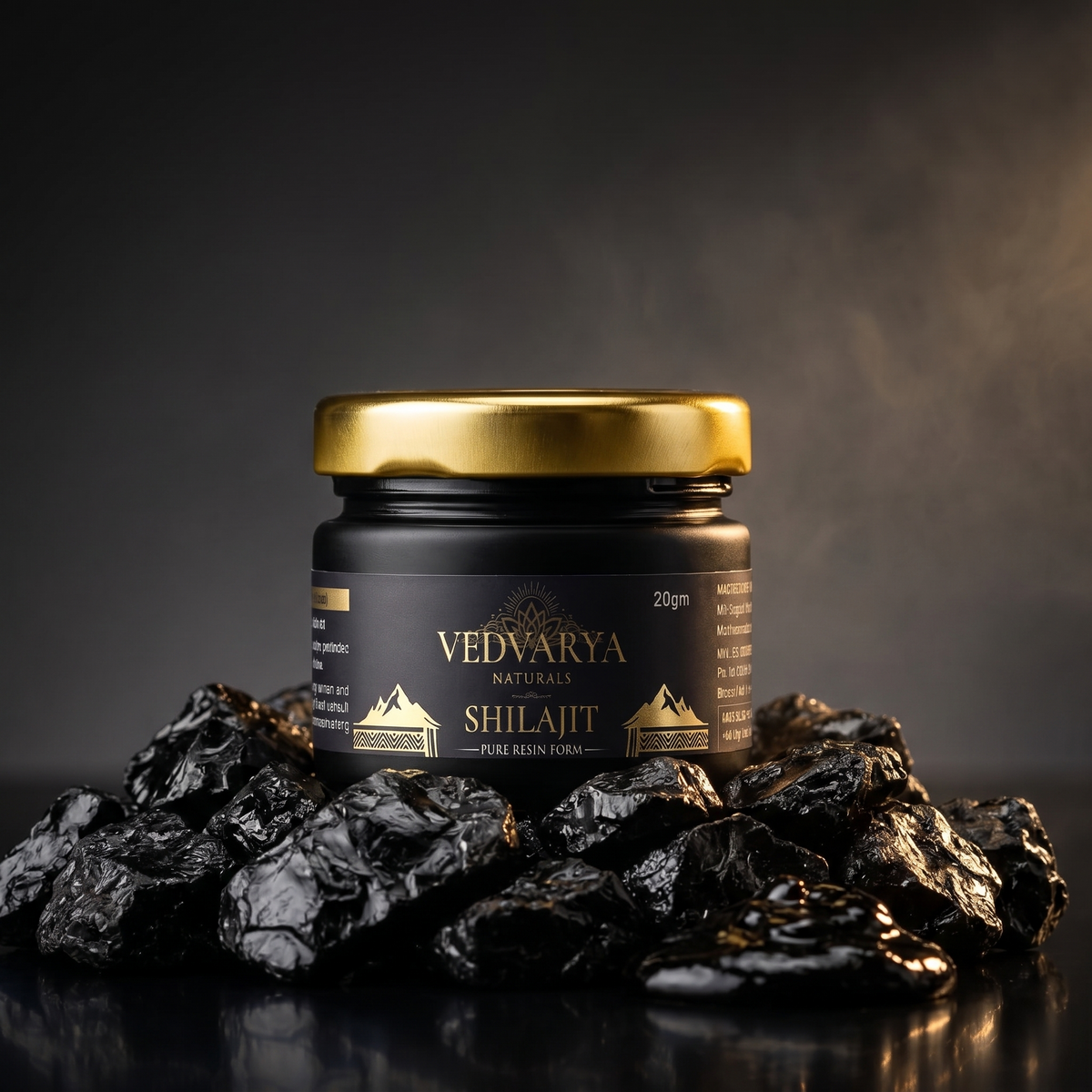 Pure Himalayan Shilajit Resin - Vedvarya Naturals